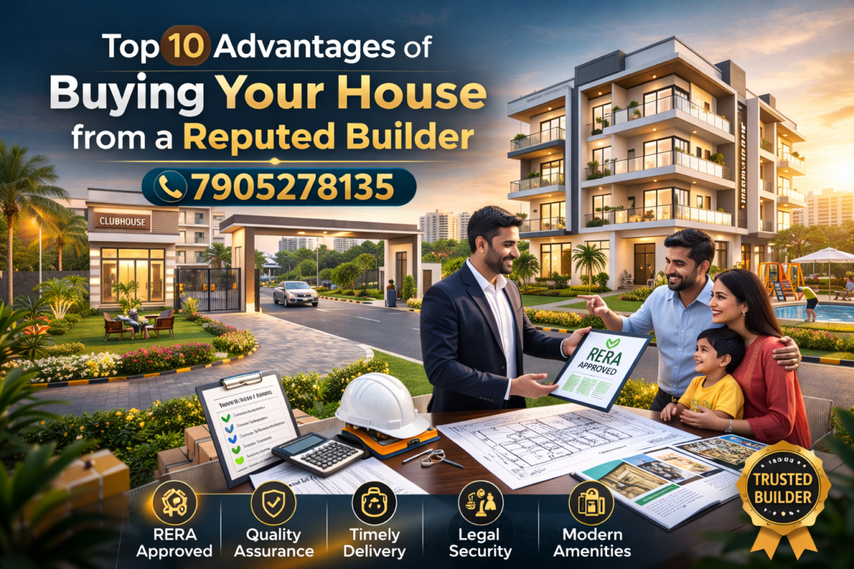 Top 10 Advantages of Buying Your House from a Reputed Builder