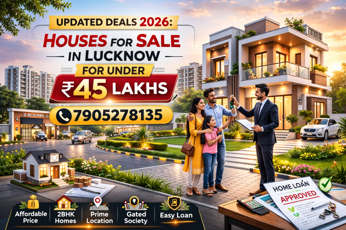 Updated Deals 2026: Houses for Sale in Lucknow for Under ₹45 Lakhs